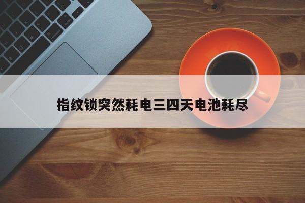 指纹锁突然耗电三四天电池耗尽
